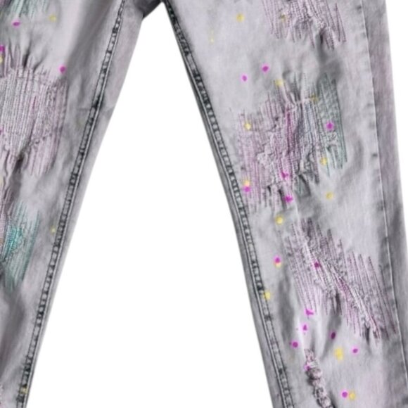 Switch Remarkable Slim Taper Fit Distressed Jeans | Men's Size 32x32 Streetwear - Picture 4 of 9